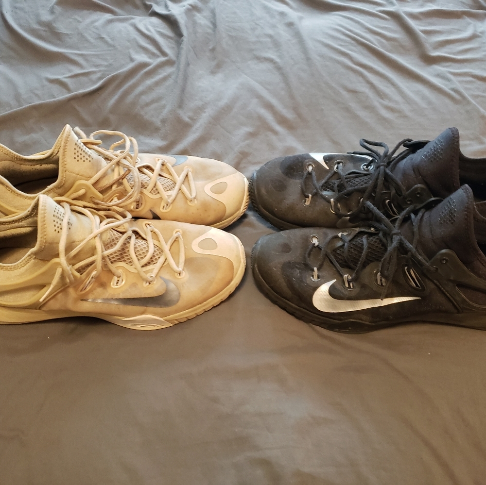 Nike basketball shoes.